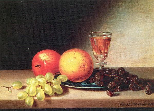 Peale, Sarah Miriam Fruit and Wine china oil painting image